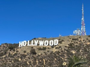 Create meme: the Hollywood sign
