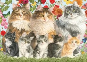 Создать мем: картины котята jane maday, kediler, кошки