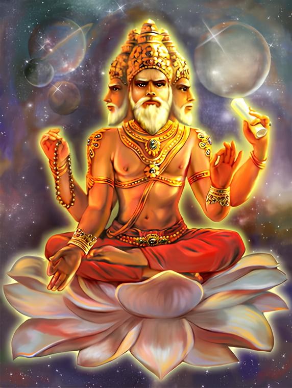Create meme: God Brahma, The Indian god Brahma, Brahma