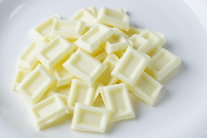 Create meme: white chocolate composition, white chocolate, what is white chocolate made from