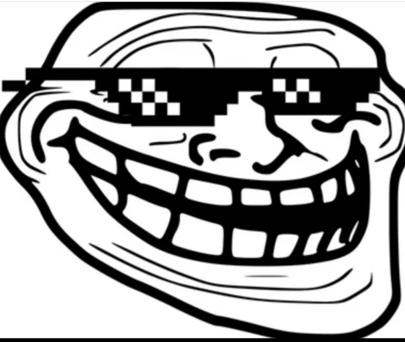 Create meme: Troll meme, trollface monster, the trollface 