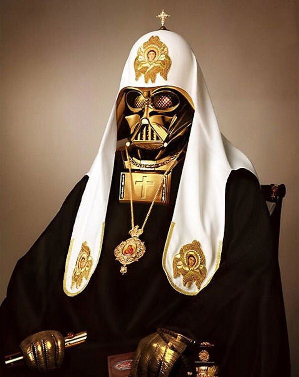 Create meme: Darth Vader is the patriarch, Patriarch Kirill Darth Vader, the Patriarch 