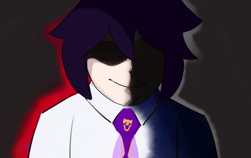 Create meme: anime, fnaf purple man, fnaf guards