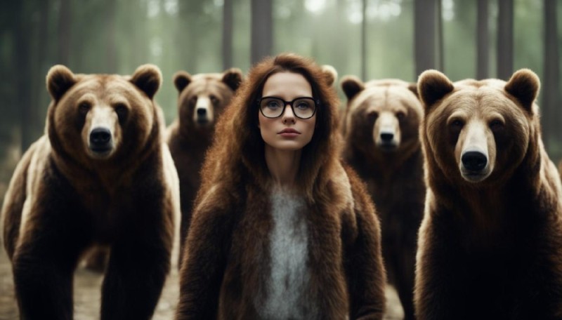 Создать мем: животные медведь, большой бурый медведь, бурый медведь