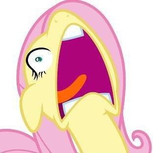 Create meme: Fluttershy ate a pony, fluttershy , fluttershy 