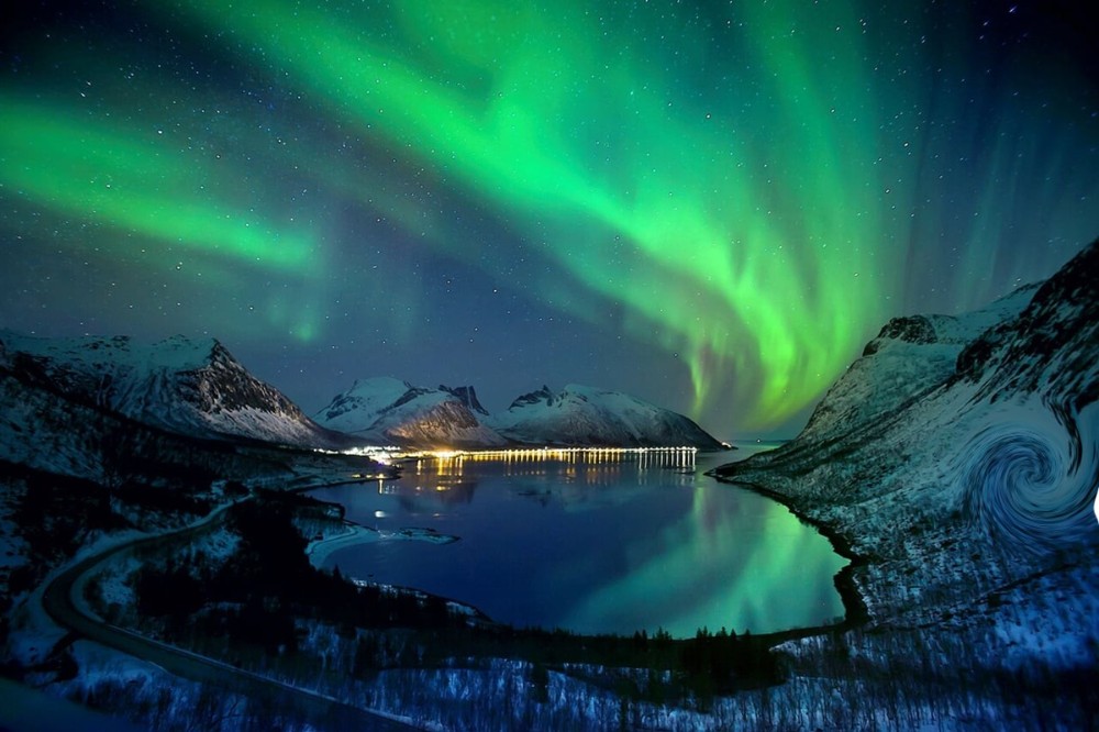 Создать мем: aurora borealis, северное сияние норвегия, полярное сияние
