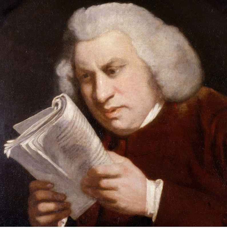 Создать мем: самуэль джонсон, samuel johnson слайд, сэмюэл джонсон (1709-1784)