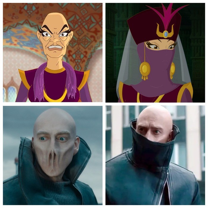 Create meme: three heroes and shamahanskaya Queen , the Shamakhan queen is bald, three heroes shamakhan queen rytp