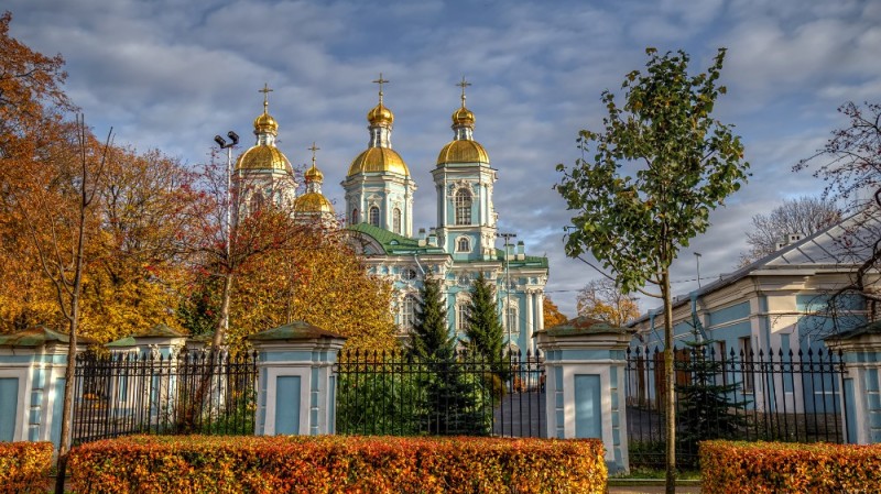 Создать мем: никольский собор в санкт петербурге, никольский монастырь тула осень, никольский собор