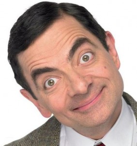 Create meme: Mr bean grin, Rowan Atkinson Mr bean, Mr. bean
