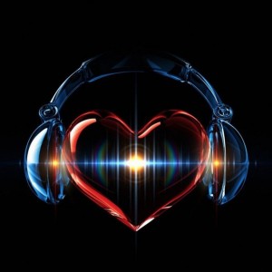 Create meme: heart, music, love music