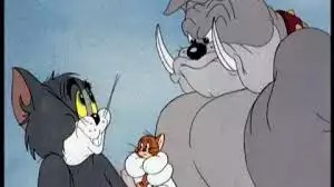 Create meme: spike from Tom and Jerry, Tom and Jerry cartoon, Tom and Jerry