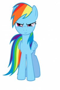 Create meme: my little pony, mlp, rainbow factory dash