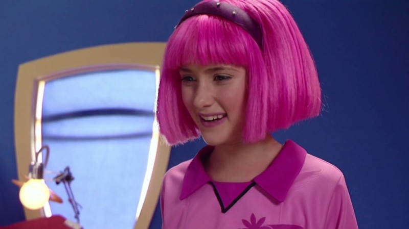 Создать мем: lazy town stephanie, стефани лентяево 1 сезон, джулианна роуз маурьелло