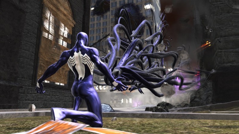 Create meme: Venom is a web of shadows, spider man web of shadows, game spider-man