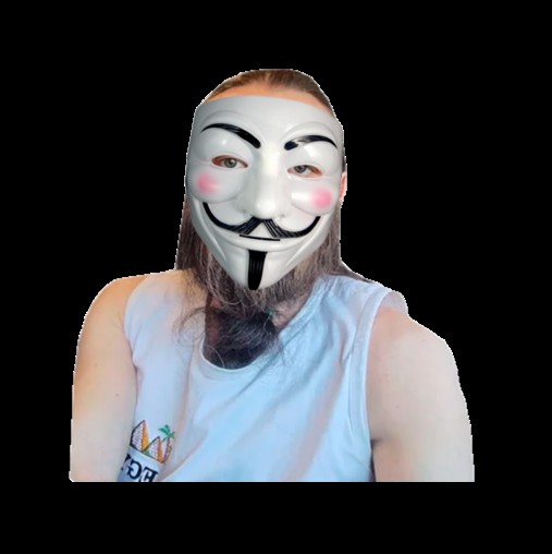 Создать мем: маска, маска гая, маска анонимуса для девочек