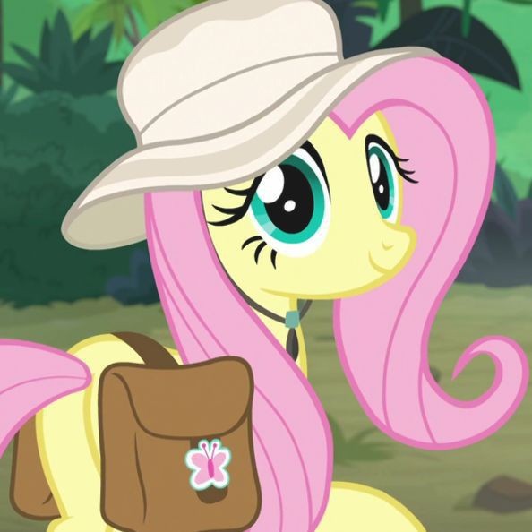 Создать мем: my little pony fluttershy, флаттершай в шляпе, флаттершай принцесса