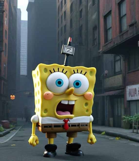 Create meme: toy spongebob, bob sponge, Spongebob 3 D