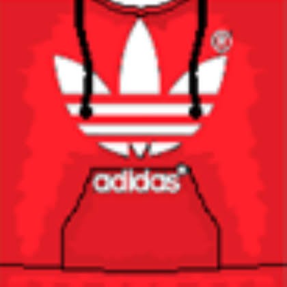 Pin by Gezod Gz on Roblox  Red adidas, Red adidas hoodie, Roblox t shirts