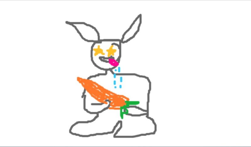 Создать мем: хорошие рисунки, лайны кроликов, заяц