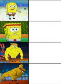Создать мем: strong meme spongebob, губка боб квадратные, мемы губка боб