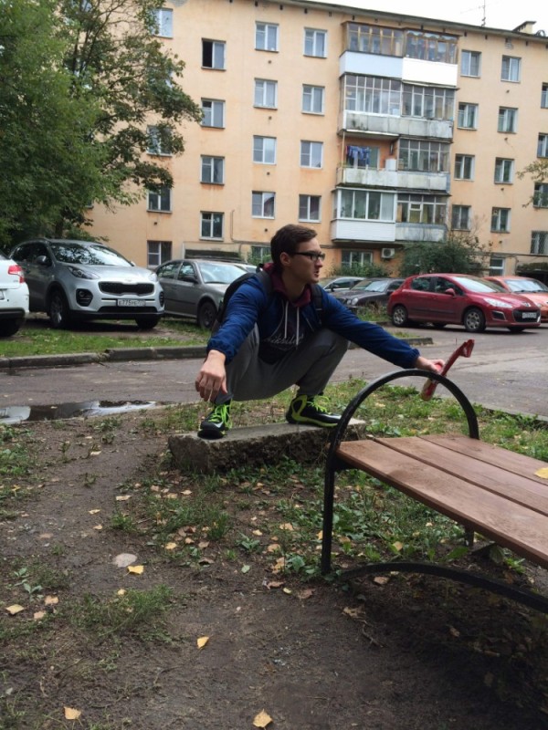 Create meme: Dmitry, Yegor Letov , bench 