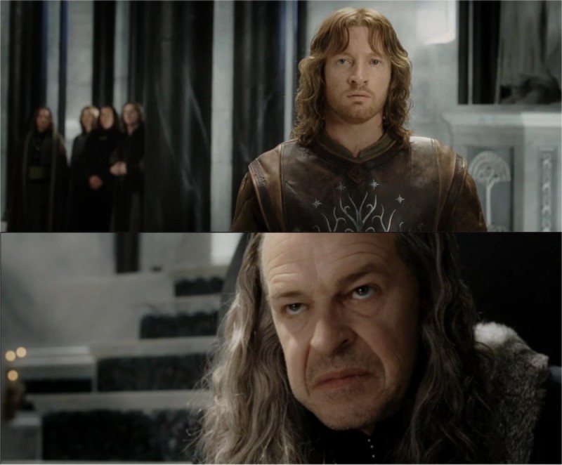 Create meme: faramir, Boromir Lord of the rings, The Lord of the Rings: The Return of the King