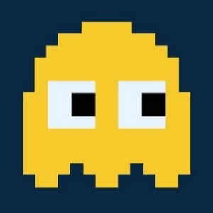 Create meme: orange Ghost pacman, a Ghost from PAC-man Krasny, pixel image for the store