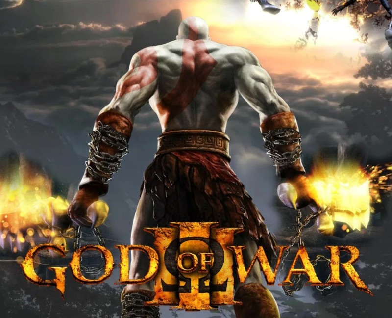 Создать мем: god of war 2 диск, god of war ii, god of war 3 постер