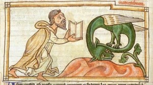 Создать мем: средневековый бестиарий дракон, каладриус средневековый бестиарий, средневековый бестиарий василиск
