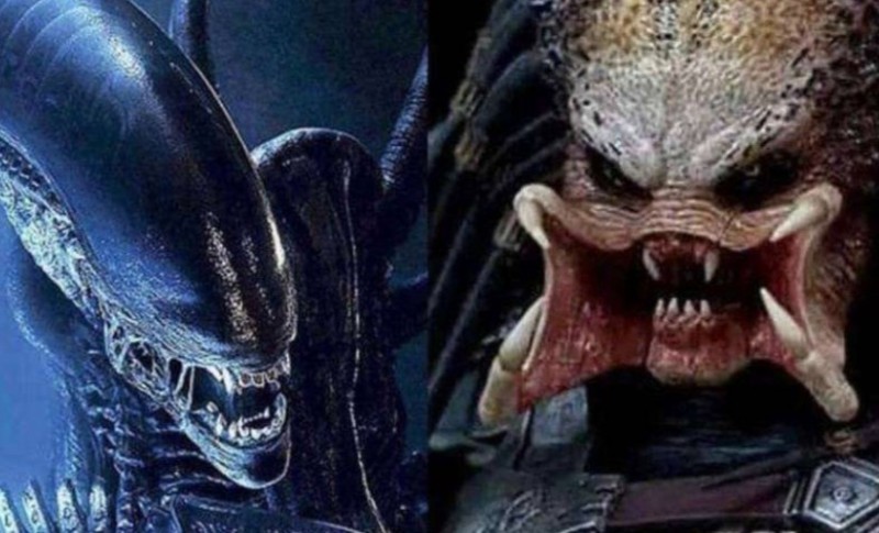 Create meme: strangers, predator , alien vs predator 