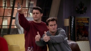 Create meme: show friends, Joey and Chandler