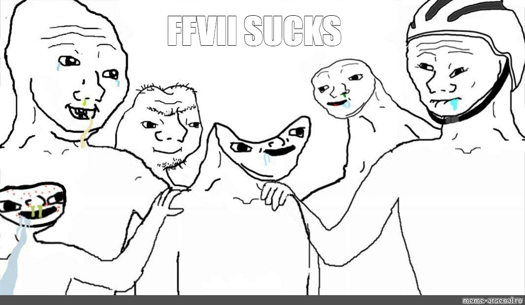 Мем: "FFVII SUCKS" - Все шаблоны - Meme-arsenal.com.