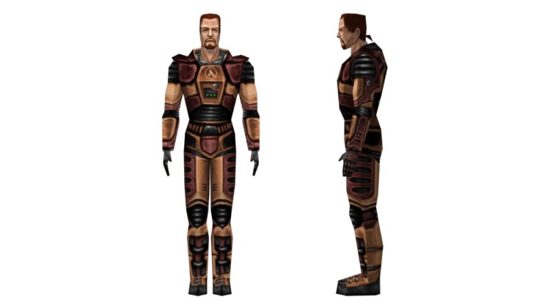 Create meme: Gordon Freeman half life 1, Gordon Freeman half life, Gordon Freeman Half life 1 model