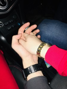 Create meme: hand in hand couple Muslim, bracelet, bracelets