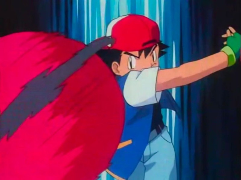 Create meme: ash Ketchum , Ash Ketchum throws a pokeball, meme ash smiles from pokemon