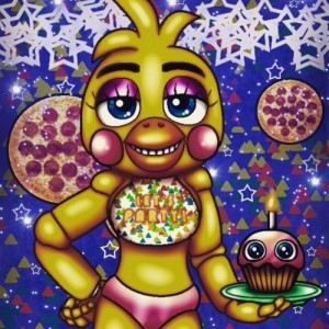 Создать мем: фнаф, toy chica, fnaf 2