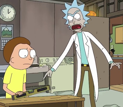 Create meme: Rick and Morty, Rick , Rick and Morty Season 3 Episode 8
