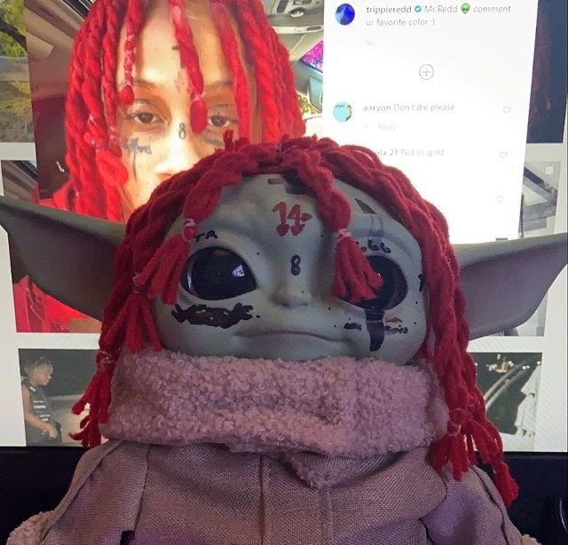 Create meme: trippie redd dreadlocks, toy , dolls 