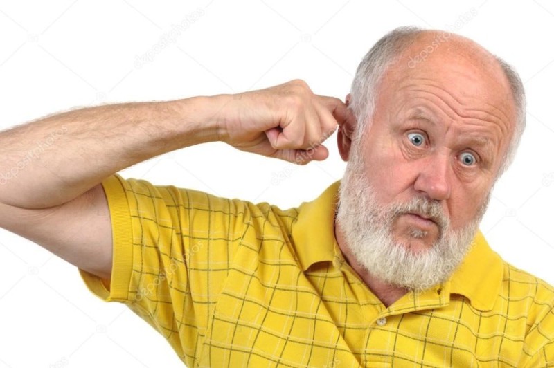 Create meme: surprised grandfather, the surprised old man, bald grandpa