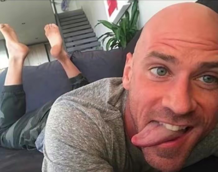 Create meme: feet , funny bald man, the reaction of the girls 