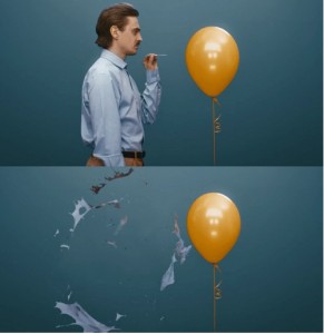 Создать мем: человек, воздушные шарики, balloon