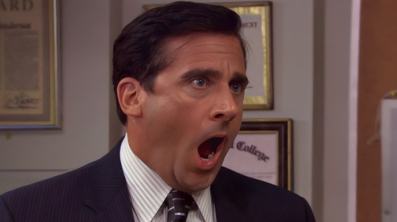 Создать мем: сериал офис, стив карелл noooo, michael scott