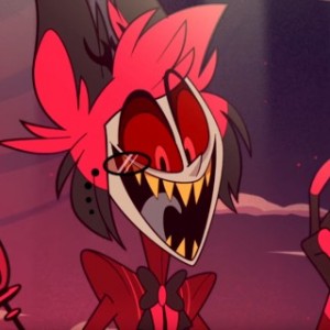 Create meme: vivziepop, alastor hazbin hotel, hazbin hotel