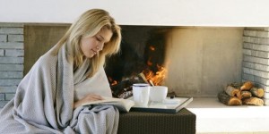 Create meme: coffee book, photo by the fireplace with a blanket, hot tea and a blanket