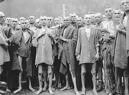 Create meme: prisoners of concentration camps, concentration camp , Auschwitz 