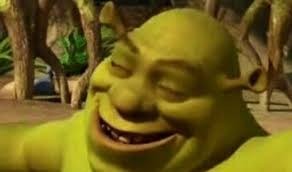 Create meme: memes with Shrek, Shrek in the swamp meme, Shrek in the swamp