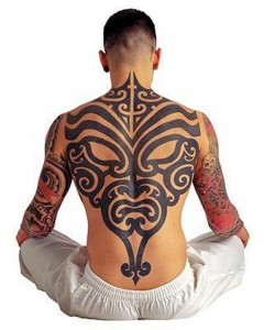 Create meme: a tattoo on men's health, tattoos, tattoo designs on back for men