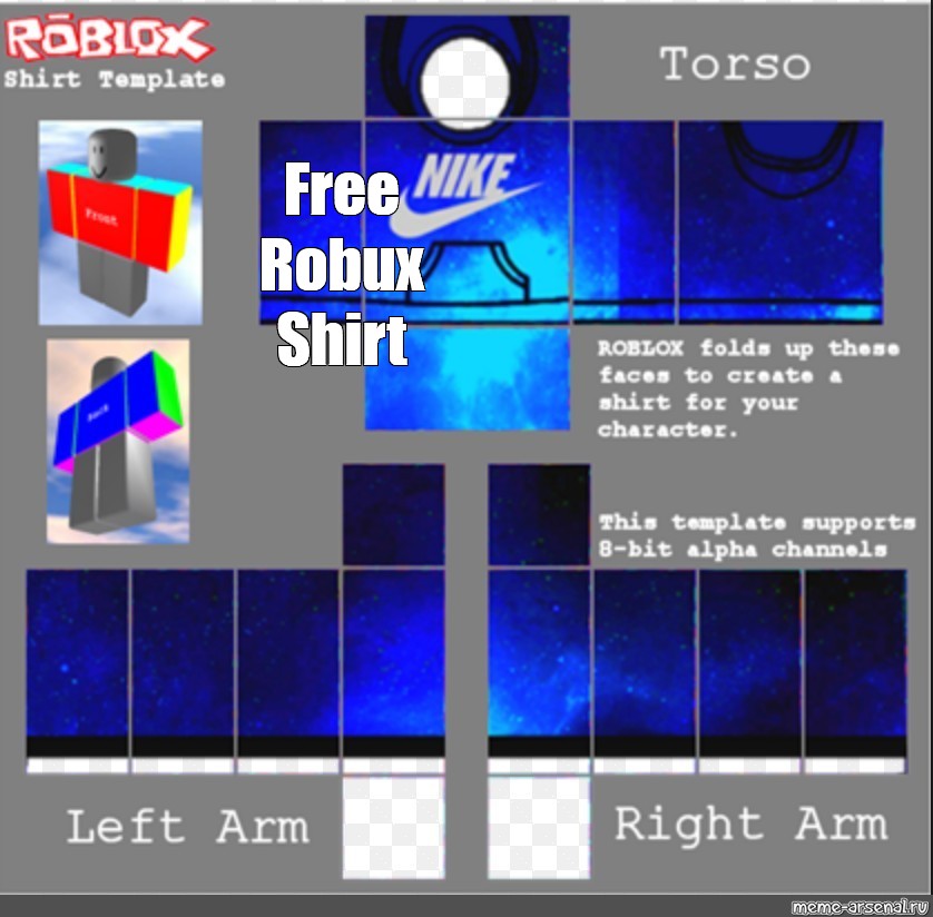 Somics Meme Free Robux Shirt Comics Meme Arsenal Com - robux t shirt template roblox