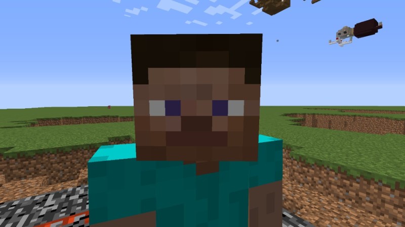 Create meme: minecraft mod, minecraft skins, herobrine's face